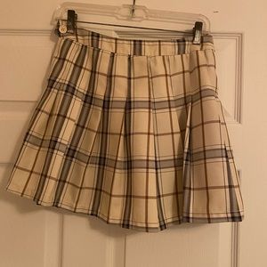 Plaid skirt